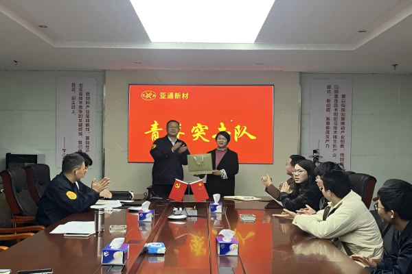 亞通新材召開“青年突擊隊(duì)”階段性小結(jié) 暨新任務(wù)發(fā)布動(dòng)員會(huì)